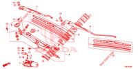 WINDSCHUTZSCHEIBENWISCHER (RH) für Honda CIVIC TOURER 1.8 ES 5 Türen 5 gang automatikgetriebe 2014