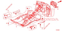 BODENMATTE/ISOLATOR  für Honda CIVIC TOURER 1.8 EXGT 5 Türen 5 gang automatikgetriebe 2014