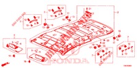 DACHVERKLEIDUNG  für Honda CIVIC TOURER 1.8 EXGT 5 Türen 5 gang automatikgetriebe 2014