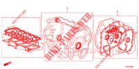 DICHTUNG SATZ/ GETRIEBE KOMPL.  für Honda CIVIC TOURER 1.8 EXGT 5 Türen 5 gang automatikgetriebe 2014