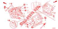 GUMMITUELLE (ARRIERE) für Honda CIVIC TOURER 1.8 EXGT 5 Türen 5 gang automatikgetriebe 2014