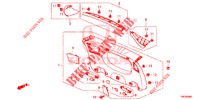 HECKKLAPPENVERKLEIDUNG/ TAFELVERKLEIDUNG, HINTEN(2D)  für Honda CIVIC TOURER 1.8 EXGT 5 Türen 5 gang automatikgetriebe 2014