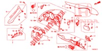 INSTRUMENT, ZIERSTUECK (COTE DE CONDUCTEUR) (RH) für Honda CIVIC TOURER 1.8 EXGT 5 Türen 5 gang automatikgetriebe 2014