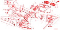 INSTRUMENT, ZIERSTUECK (COTE DE PASSAGER) (RH) für Honda CIVIC TOURER 1.8 EXGT 5 Türen 5 gang automatikgetriebe 2014