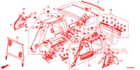 KOFFERRAUM SEITENVERKL.  für Honda CIVIC TOURER 1.8 EXGT 5 Türen 5 gang automatikgetriebe 2014