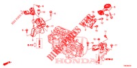 MOTORBEFESTIGUNGEN (AT) für Honda CIVIC TOURER 1.8 EXGT 5 Türen 5 gang automatikgetriebe 2014
