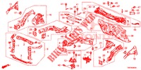 VORDERE TRENNWAND/STIRNWAND  für Honda CIVIC TOURER 1.8 EXGT 5 Türen 5 gang automatikgetriebe 2014