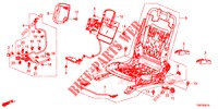 VORNE SITZKOMPONENTEN (G.) (SIEGE REGLAGE MANUEL) für Honda CIVIC TOURER 1.8 EXGT 5 Türen 5 gang automatikgetriebe 2014