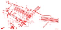 WINDSCHUTZSCHEIBENWISCHER (RH) für Honda CIVIC TOURER 1.8 EXGT 5 Türen 5 gang automatikgetriebe 2014