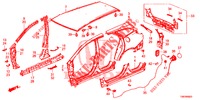 AUSSENBLECHE/TAFEL, HINTEN  für Honda CIVIC TOURER 1.8 SE 5 Türen 5 gang automatikgetriebe 2014