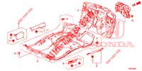 BODENMATTE/ISOLATOR  für Honda CIVIC TOURER 1.8 SE 5 Türen 5 gang automatikgetriebe 2014