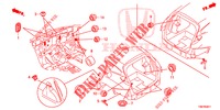 GUMMITUELLE (ARRIERE) für Honda CIVIC TOURER 1.8 SE 5 Türen 5 gang automatikgetriebe 2014