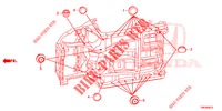 GUMMITUELLE (INFERIEUR) für Honda CIVIC TOURER 1.8 SE 5 Türen 5 gang automatikgetriebe 2014