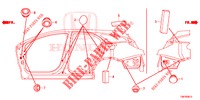 GUMMITUELLE (LATERAL) für Honda CIVIC TOURER 1.8 SE 5 Türen 5 gang automatikgetriebe 2014