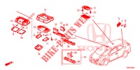 INNENLEUCHTE  für Honda CIVIC TOURER 1.8 SE 5 Türen 5 gang automatikgetriebe 2014
