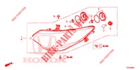 SCHEINWERFER  für Honda CIVIC TOURER 1.8 SE 5 Türen 5 gang automatikgetriebe 2014