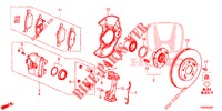 VORDERRADBREMSE  für Honda CIVIC TOURER 1.8 SE 5 Türen 5 gang automatikgetriebe 2014