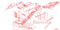 WERKZEUGE/WAGENHEBER  für Honda CIVIC TOURER 1.8 SE 5 Türen 5 gang automatikgetriebe 2014