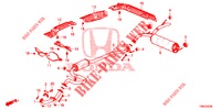 AUSPUFFROHR/SCHALLDAEMPFER (PGM FI)  für Honda CIVIC TOURER 1.8 ES 5 Türen 5 gang automatikgetriebe 2015