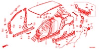 AUSSENBLECHE/TAFEL, HINTEN  für Honda CIVIC TOURER 1.8 ES 5 Türen 5 gang automatikgetriebe 2015