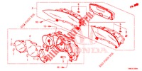 DREHZAHLMESSER  für Honda CIVIC TOURER 1.8 ES 5 Türen 5 gang automatikgetriebe 2015