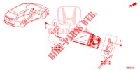 EINBAUSATZ F. RNS2  für Honda CIVIC TOURER 1.8 ES 5 Türen 5 gang automatikgetriebe 2015