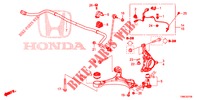 GELENK, VORNE  für Honda CIVIC TOURER 1.8 ES 5 Türen 5 gang automatikgetriebe 2015