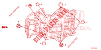 GUMMITUELLE (INFERIEUR) für Honda CIVIC TOURER 1.8 ES 5 Türen 5 gang automatikgetriebe 2015