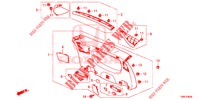 HECKKLAPPENVERKLEIDUNG/ TAFELVERKLEIDUNG, HINTEN(2D)  für Honda CIVIC TOURER 1.8 ES 5 Türen 5 gang automatikgetriebe 2015