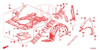 KOTFLUEGEL, VORNE  für Honda CIVIC TOURER 1.8 ES 5 Türen 5 gang automatikgetriebe 2015