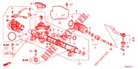 SERVOLENKGETRIEBE (RH) für Honda CIVIC TOURER 1.8 ES 5 Türen 5 gang automatikgetriebe 2015