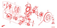 VORDERRADBREMSE  für Honda CIVIC TOURER 1.8 ES 5 Türen 5 gang automatikgetriebe 2015