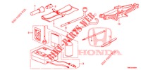 WERKZEUGE/WAGENHEBER  für Honda CIVIC TOURER 1.8 ES 5 Türen 5 gang automatikgetriebe 2015