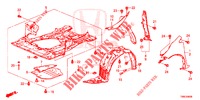 KOTFLUEGEL, VORNE  für Honda CIVIC TOURER 1.8 EXGT 5 Türen 5 gang automatikgetriebe 2015