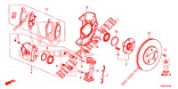 VORDERRADBREMSE  für Honda CIVIC TOURER 1.8 EXGT 5 Türen 5 gang automatikgetriebe 2015