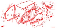 AUSSENBLECHE/TAFEL, HINTEN  für Honda CIVIC TOURER 1.8 EX 5 Türen 5 gang automatikgetriebe 2016