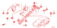 EINPARKSENSOR  für Honda CIVIC TOURER 1.8 EX 5 Türen 5 gang automatikgetriebe 2016