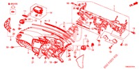 INSTRUMENTENBRETT, OBEN (RH) für Honda CIVIC TOURER 1.8 EX 5 Türen 5 gang automatikgetriebe 2016