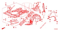 KOTFLUEGEL, VORNE  für Honda CIVIC TOURER 1.8 EX 5 Türen 5 gang automatikgetriebe 2016
