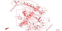 HECKKLAPPENVERKLEIDUNG/ TAFELVERKLEIDUNG, HINTEN(2D)  für Honda CIVIC TOURER 1.8 SE 5 Türen 5 gang automatikgetriebe 2016