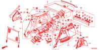 KOFFERRAUM SEITENVERKL.  für Honda CIVIC TOURER 1.8 SE 5 Türen 5 gang automatikgetriebe 2016