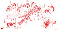 TUERSCHLOESSER, VORNE/AEUSSERER GRIFF  für Honda CIVIC TOURER 1.8 SE 5 Türen 5 gang automatikgetriebe 2016