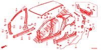 AUSSENBLECHE/TAFEL, HINTEN  für Honda CIVIC TOURER 1.8 EX 5 Türen 5 gang automatikgetriebe 2017