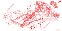 BODENMATTE/ISOLATOR  für Honda CIVIC TOURER 1.8 EX 5 Türen 5 gang automatikgetriebe 2017
