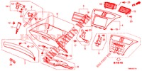 INSTRUMENT, ZIERSTUECK (COTE DE PASSAGER) (RH) für Honda CIVIC TOURER 1.8 EX 5 Türen 5 gang automatikgetriebe 2017
