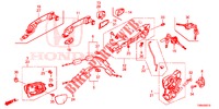 TUERSCHLOESSER, VORNE/AEUSSERER GRIFF  für Honda CIVIC TOURER 1.8 EX 5 Türen 5 gang automatikgetriebe 2017