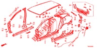 AUSSENBLECHE/TAFEL, HINTEN  für Honda CIVIC TOURER 1.8 EXGT 5 Türen 5 gang automatikgetriebe 2017