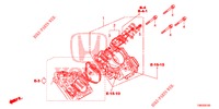 DROSSELKLAPPENGEHAEUSE('84,'85)  für Honda CIVIC TOURER 1.8 ES 5 Türen 6 gang-Schaltgetriebe 2014