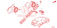 ANTENNE/LAUTSPRECHER  für Honda CIVIC TOURER 1.8 LIFESTYLE 5 Türen 6 gang-Schaltgetriebe 2014