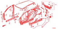 AUSSENBLECHE/TAFEL, HINTEN  für Honda CIVIC TOURER 1.8 LIFESTYLE 5 Türen 6 gang-Schaltgetriebe 2014